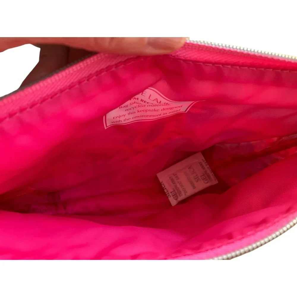 Estee Lauder Palm Beach Chic Lipstick & Matching Cosmetic Bag Set New Unused